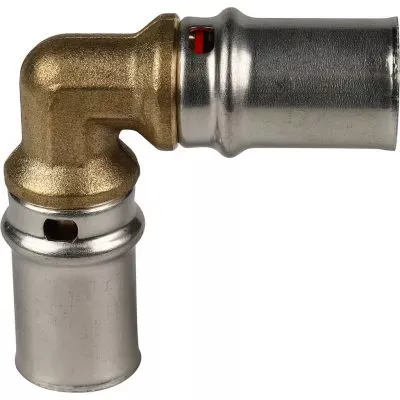 SFP-0009-001616 STOUT Угольник  90° 16х16 для металлопластиковых труб прессовой