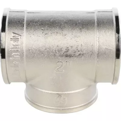 SFT-0020-000002 STOUT Тройник ВВ никелированный 2"