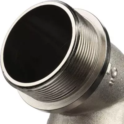 SFT-0016-000002 STOUT Угольник с упором НВ никелированный 2"