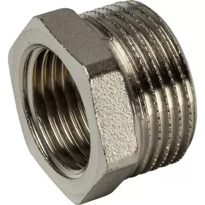 SFT-0029-003412 STOUT Футорка никелированная 3/4X1/2