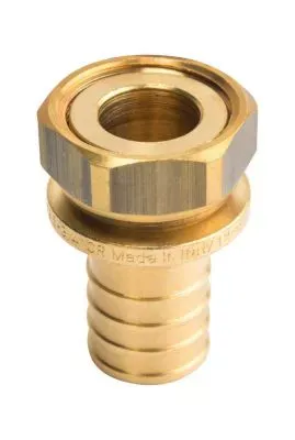 SFA-0019-001612 STOUT Переходник с накидной гайкой 16xG 1/2" для труб из сшитого полиэтилена аксиальный