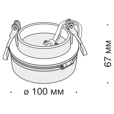 Встраиваемый светильник Technical DL2003-L12W