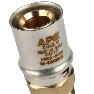 SFP-0001-001220 STOUT Переходник с наружной резьбой 1/2"х20 для металлопластиковых труб прессовой