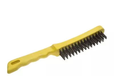 STAYER 4 ряда, пластмассовая рукоятка, стальная, щетка проволочная 35015-4