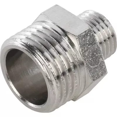 SFT-0004-001214 STOUT Ниппель НН переходной никелированный 1/2X1/4