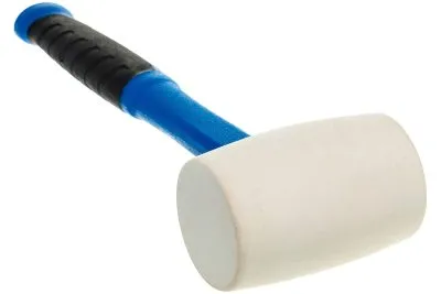 ЗУБР 450 г, киянка резиновая белая с фиберглассовой ручкой 20531-450_z02 Профессионал