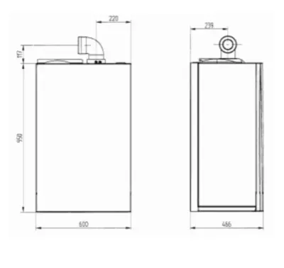 Газовый котел BAXI NUVOLA-3 Comfort HT 330 28 кВт двухконтурный