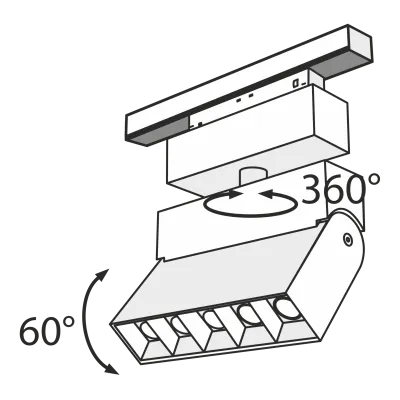 Трековый светильник Technical TR015-2-10W3K-B