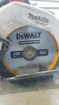 Пильный диск CONSTRUCT (190х30 мм; 40 ATB) Dewalt DT1945