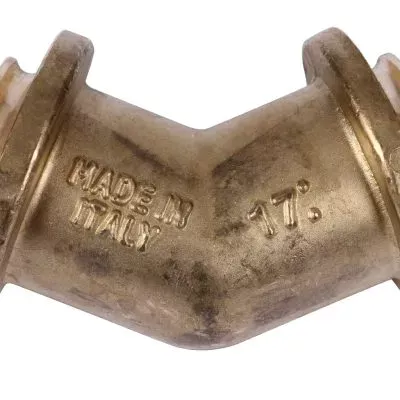 SFA-0031-000032 STOUT Угольник  45° 32 для труб из сшитого полиэтилена аксиальный