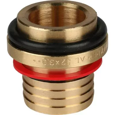 SFS-0001-000132 STOUT Переходник с наружной резьбой 1"х32 для металлопластиковых труб винтовой