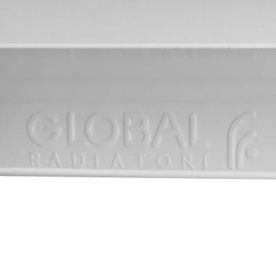 Global ISEO 500 12 секций радиатор алюминиевый боковое подключение (белый RAL 9010)