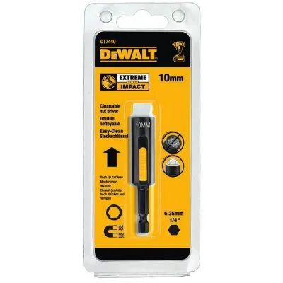 Торцевой ключ IMPACT 10 мм, магнитная Easy Clean Dewalt DT7440
