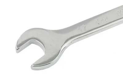 Ключ комбинированный, 17 мм, CrV, полированный хром Matrix