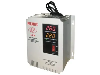 Стабилизатор напряжения Ресанта АСН 2000 Н/1-Ц Lux
