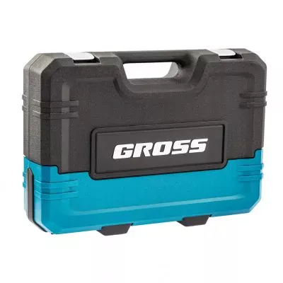 Набор инструментов 76 предметов, 120 зубьев, CrV1/4, 1/2" Gross