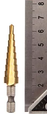 Сверло ступенчатое по металлу (9 ступеней; 4-12 мм; HSS) Makita D-40113