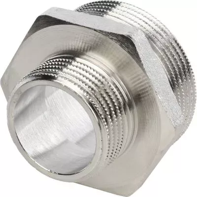 SFT-0004-001121 STOUT Ниппель НН переходной никелированный 1"1/2X1