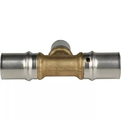 SFP-0005-201620 STOUT Тройник переходной 20х16х20 для металлопластиковых труб прессовой