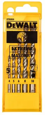 Набор сверл по бетону 5 шт. (D 4,5,6,8,10 мм) DeWALT 6956