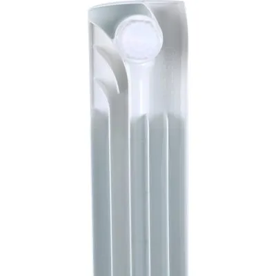 SRB-0321-050004 STOUT Space 500 4 секции радиатор биметаллический нижнее левое подключение RAL9016