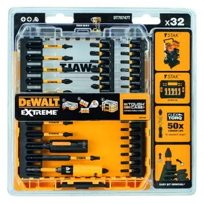 Набор бит и насадок FLEXTORQ 32 шт DEWALT DT70747T-QZ