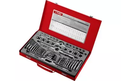 ЗУБР 65 предметов, 9ХС, набор метчиков и плашек 28118-H65_z01