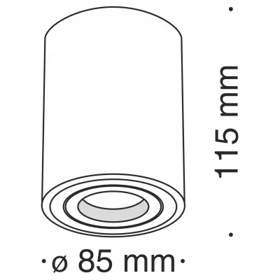 Потолочный светильник Technical C016CL-01B