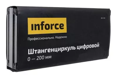 Inforce Штангенциркуль цифровой 0-200мм/0-8"*0.01мм/0.0005" 06-11-40