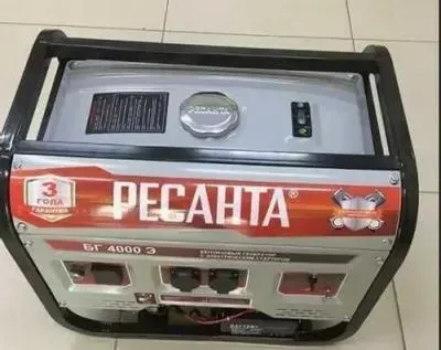 Бензиновый генератор БГ 4000 Э Ресанта