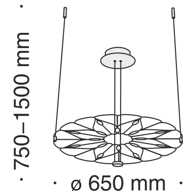 Подвесной светильник Technical MOD037PL-L16B