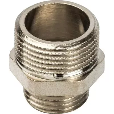 SFT-0004-003412 STOUT Ниппель НН переходной никелированный 3/4X1/2