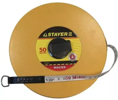 STAYER 50 м х 12.5х0.4 мм, мерная лента F-50 3415-50_z01 Профессионал