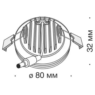 Встраиваемый светильник Technical DL303-L7B