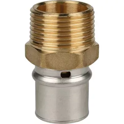 SFP-0001-000126 STOUT Переходник с наружной резьбой 1"х26 для металлопластиковых труб прессовой