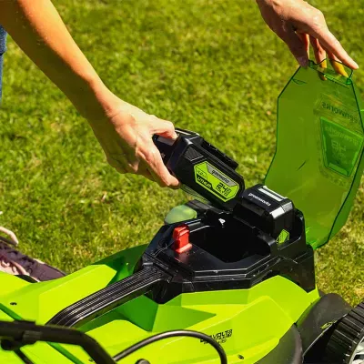 Газонокосилка аккумуляторная Greenworks G24X2LM41 2*24V (без АКБ и ЗУ) 2512607