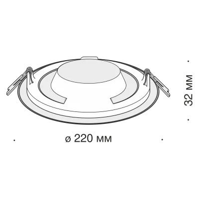 Встраиваемый светильник Technical DL017-6-L18W