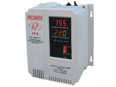 Стабилизатор напряжения Ресанта АСН 1500 Н/1-Ц Lux
