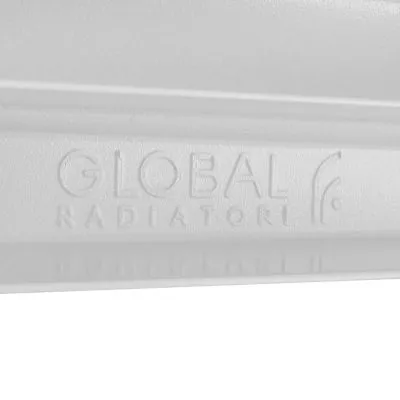 Global ISEO 500 8 секций радиатор алюминиевый боковое подключение (белый RAL 9010)
