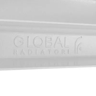 Global ISEO 500 8 секций радиатор алюминиевый боковое подключение (белый RAL 9010)