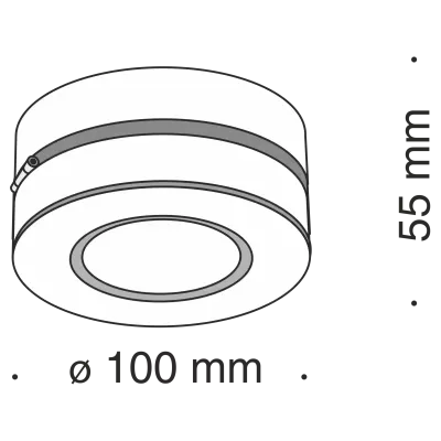 Потолочный светильник Technical C022CL-L12W
