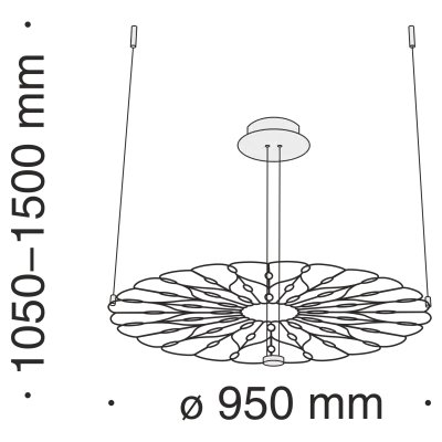 Подвесной светильник Technical MOD037PL-L48B