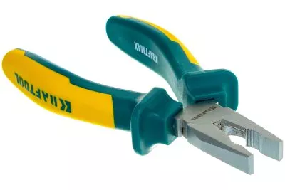 KRAFTOOL 160 мм, Cr-Mo, плоскогубцы комбинированные KRAFT-MAX 22011-1-16