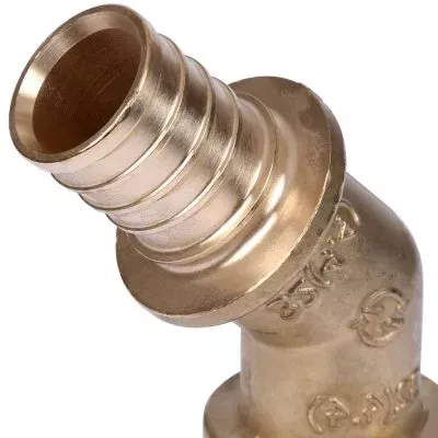SFA-0031-000032 STOUT Угольник  45° 32 для труб из сшитого полиэтилена аксиальный