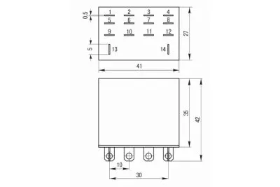 Фото Реле IEK РЭК77/4 LY4 с индикацией 10А 230В АC RRP10-4-10-220A-LED Реле IEK РЭК77/4 LY4 с индикацией 10А 230В АC RRP10-4-10-220A-LED