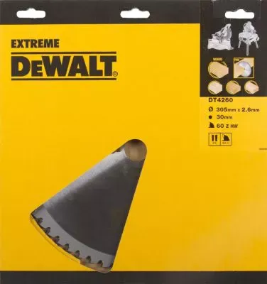 Диск пильный по дереву 305х30 мм DeWALT DT 4260