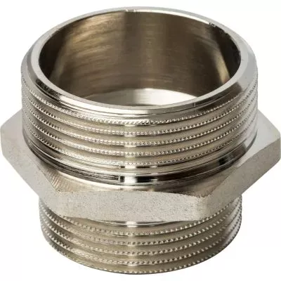 SFT-0004-112114 STOUT Ниппель НН переходной никелированный 1"1/2X1"1/4