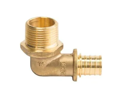 SFA-0005-002034 STOUT Угольник-переходник с наружной резьбой 20xR 3/4" для труб из сшитого полиэтилена аксиальный