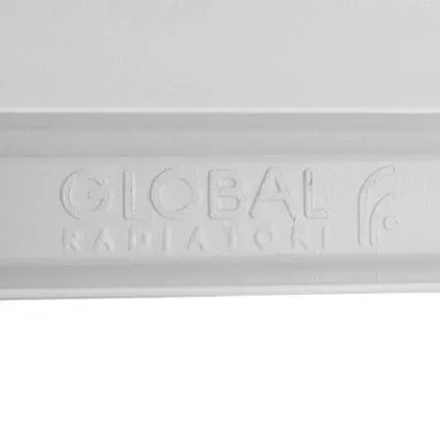 Global ISEO 500 10 секций радиатор алюминиевый боковое подключение (белый RAL 9010)