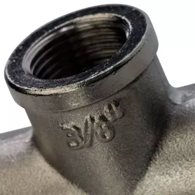 SFT-0020-000038 STOUT Тройник ВВ никелированный 3/8